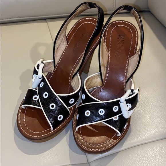 Michael Kors sling back open toe heels - Picture 1 of 4